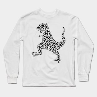 Tyrannosaurus Rex Dinosaur Maze Long Sleeve T-Shirt
